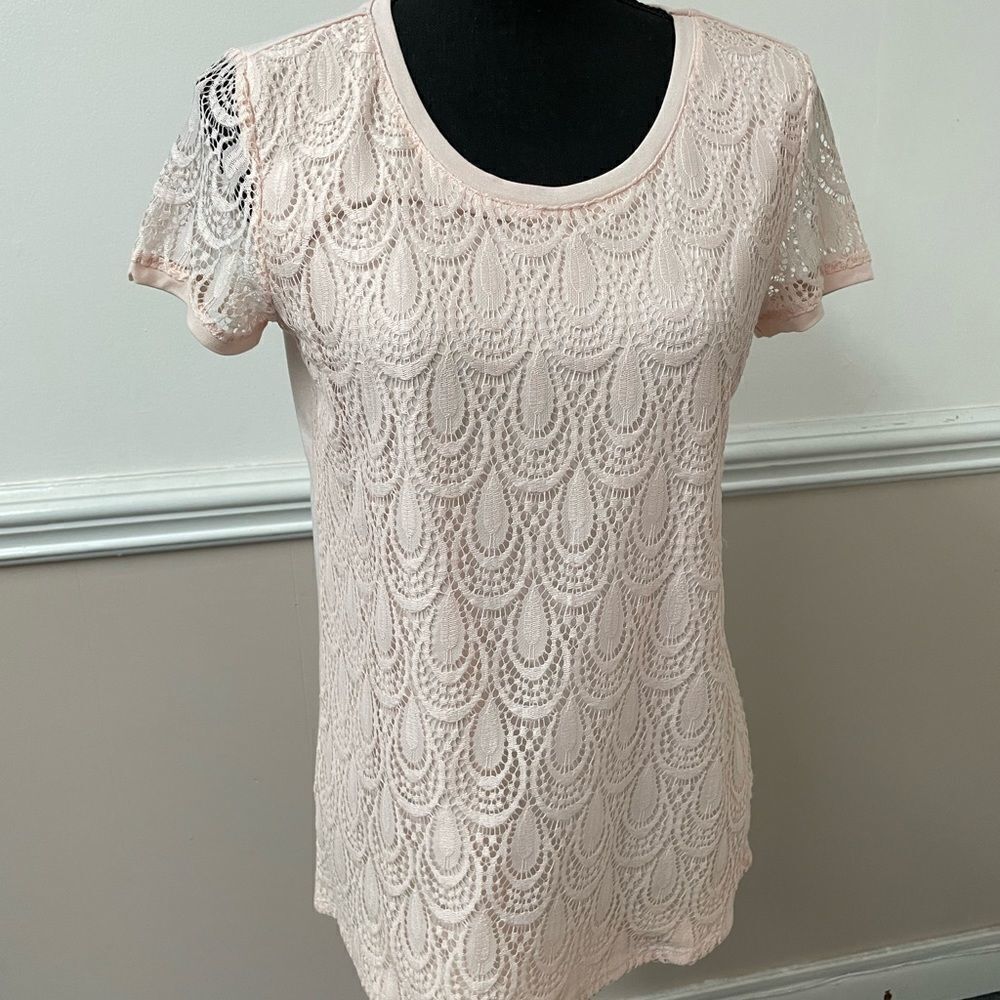Isela Lace Front Tee
